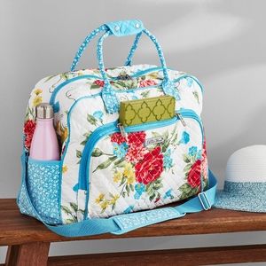 NWT Pioneer Woman Weekender Travel Bag Carry On Sweet Rose Floral White …